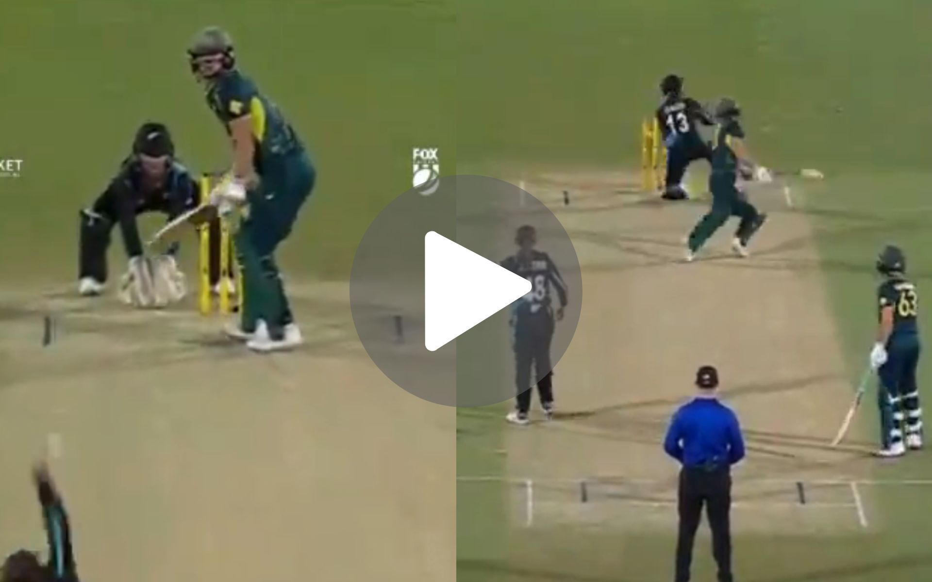 [Watch] Ellyse Perry Couldn't See The Ball As Isabella Gaze Rattles Stumps Out Of Nowhere